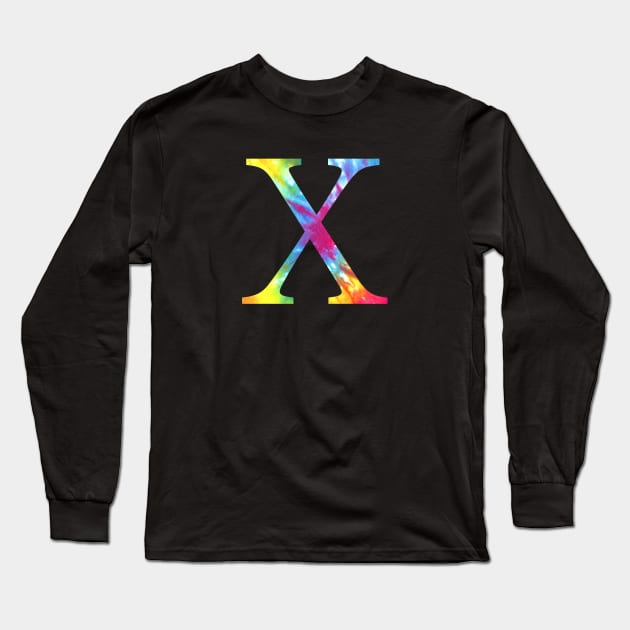 Tie Dye X Long Sleeve T-Shirt by lolosenese